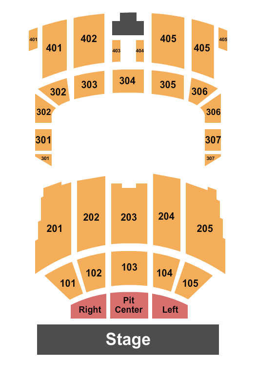 Hollywood High School Seating Chart: Endstage