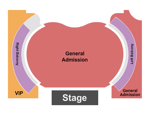 Hollywood Palladium Seating Chart: Endstage GA & Balcony's