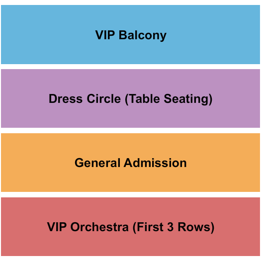 Hollywood Theatre - Vancouver Seating Chart: GA/VIP/DC