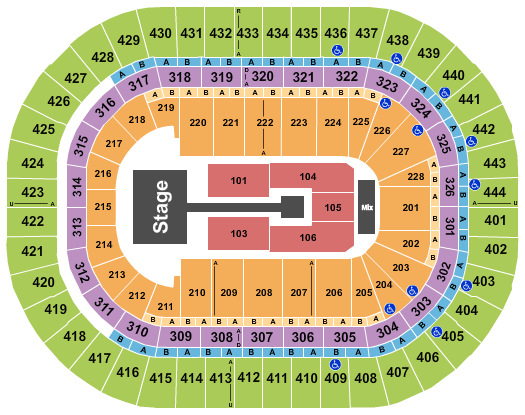 Honda Center Seating Chart: Anuel AA