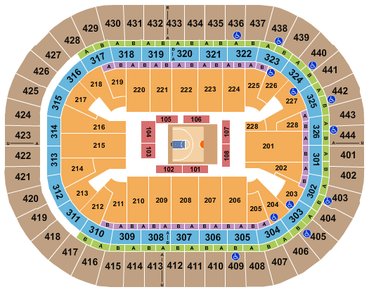 Honda Center Seating Chart: Basketball - Big3