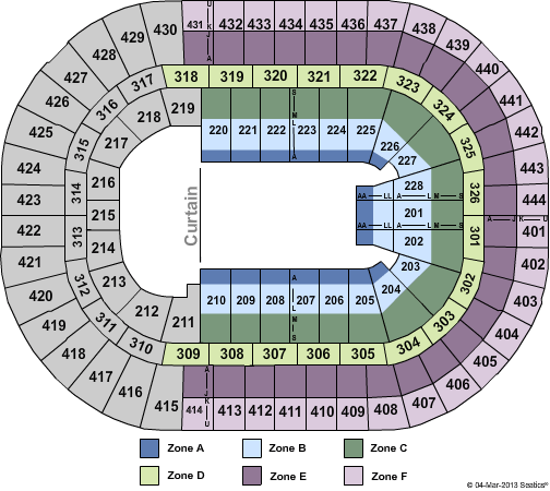 Honda Center (formerly Arrowhead Pond) Seating Chart