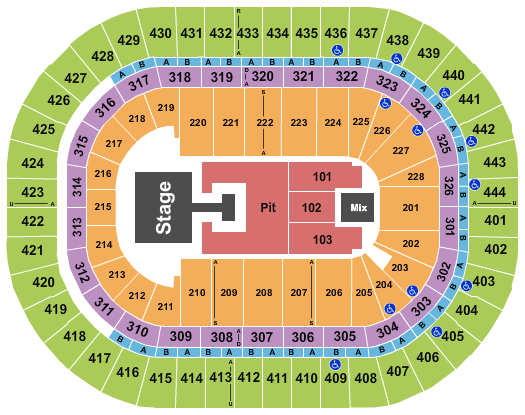 Honda Center Seating Chart: Demi Lovato
