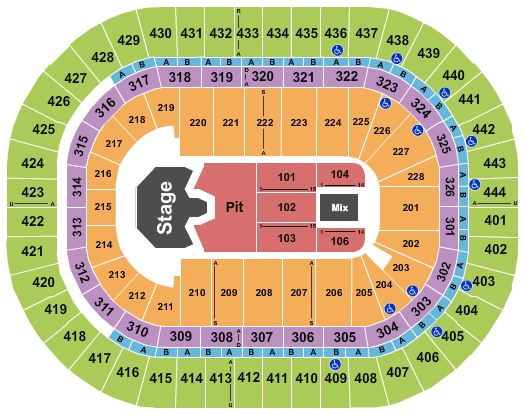 Honda Center Seating Chart: Ghost