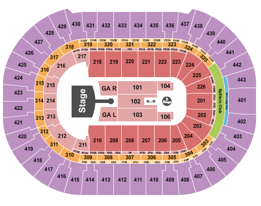 Honda Center Seating Chart: Greta Van Fleet