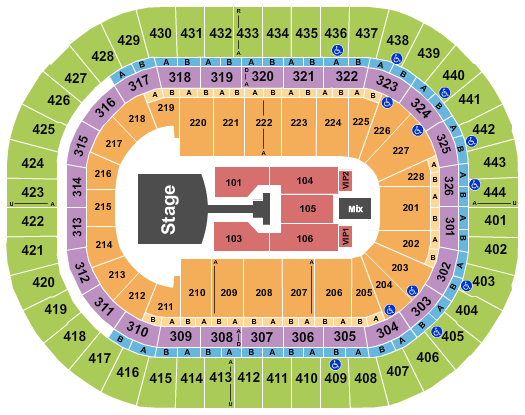 Honda Center Seating Chart: Jonas Brothers 2025