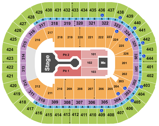 Honda Center Seating Chart: Josiah Queen