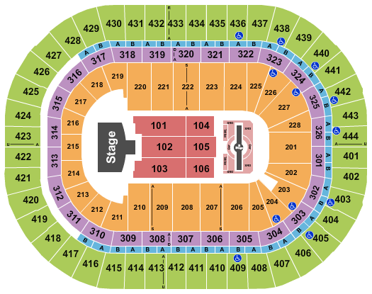 Honda Center Seating Chart: Justin Timberlake