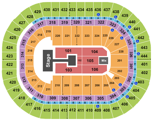 Honda Center Seating Chart: Kirk Franklin