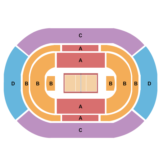 Honda Center Seating Chart: LA28 - Volleyball