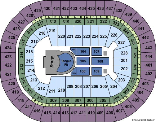 Honda Center (formerly Arrowhead Pond) Seating Map