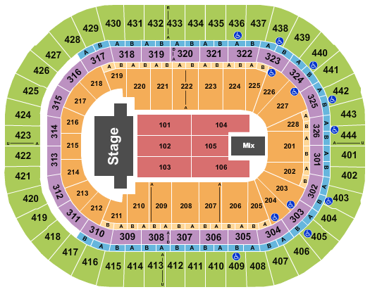 Honda Center Seating Chart: TSO