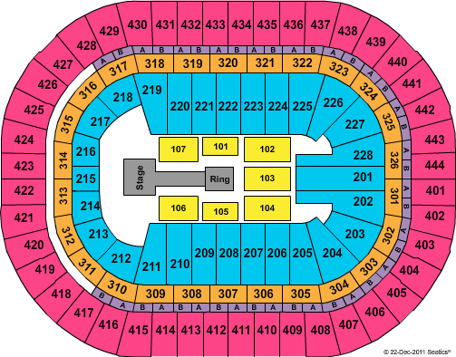 Honda Center Seating Chart