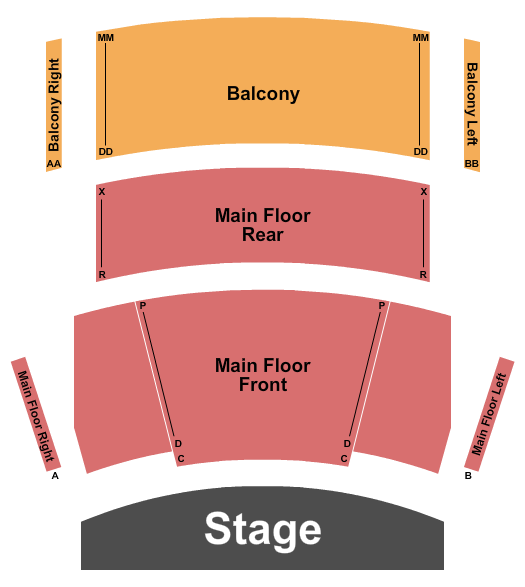 Hopkins High School Auditorium Seating Chart: Endstage