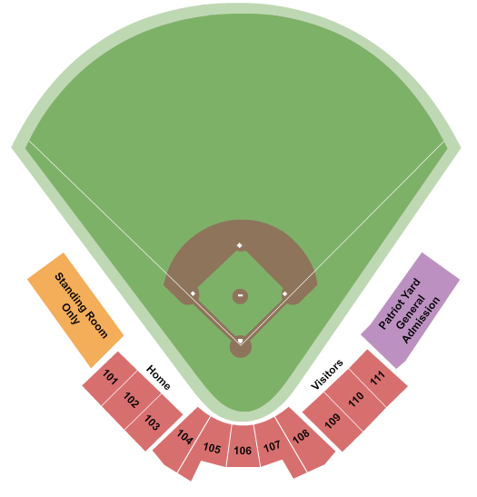 Horner Ballpark Seating Chart