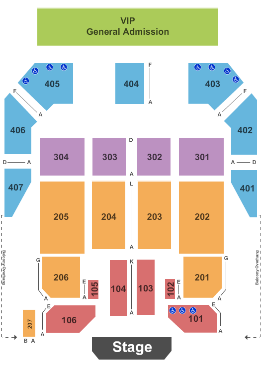 The Vine Del Lago Seating Chart