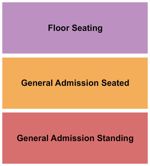 Horseshoe Tavern Seating Chart: GA Standing/Seated & Floor