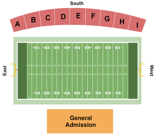 Houck Stadium Seating Chart: Football