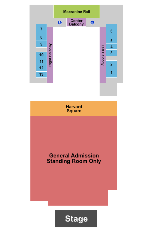 House Of Blues - Anaheim Seating Chart: Endstage GA Floor