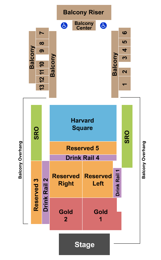 House Of Blues - Anaheim Map