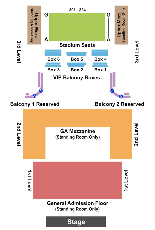 House Of Blues Seating Chart