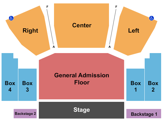 House Of Blues - Cleveland Seating Chart: End Stage GA