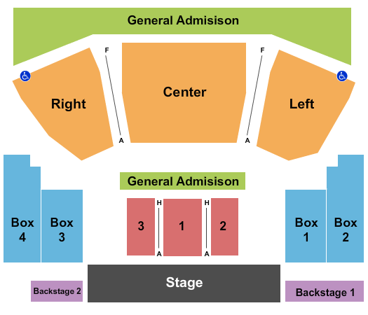 House Of Blues - Cleveland Seating Chart: End Stage - GA