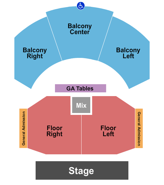 House Of Blues - Houston Seating Chart: Endstage Reserved Floor