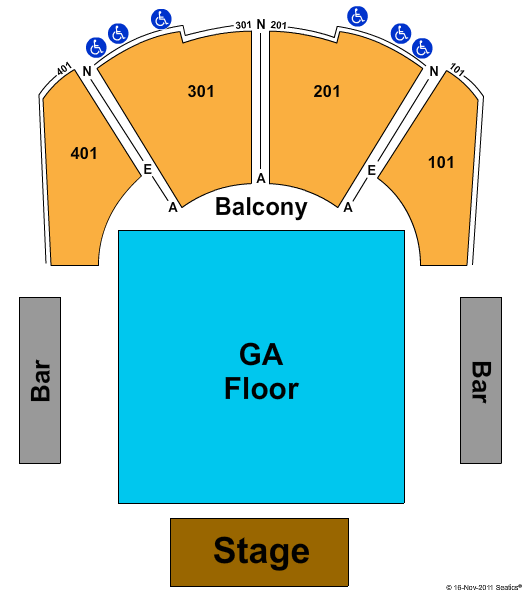 House Of Blues Seating Chart