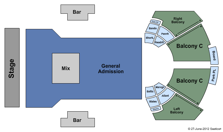 House Of Blues Seating Chart