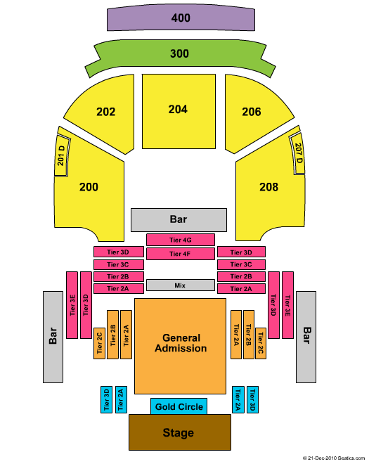 House Of Blues Seating Chart