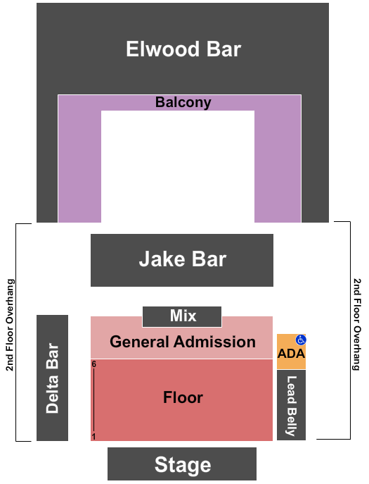 House Of Blues - New Orleans Map