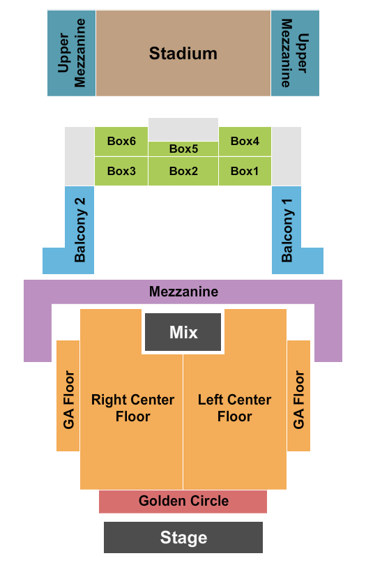 Citizens House Of Blues - Boston Seating Chart: Endstage GC