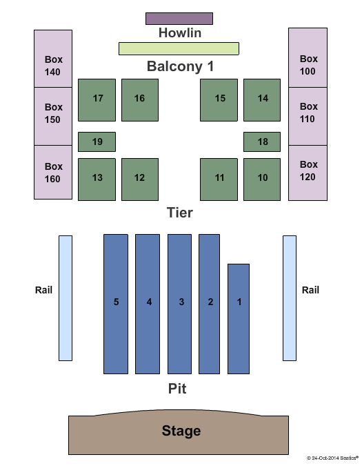 House Of Blues Seating Chart Orlando