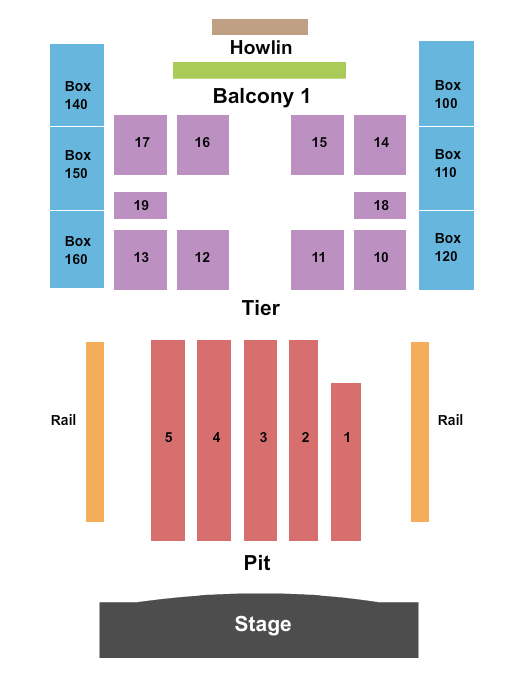 House Of Blues Seating Chart