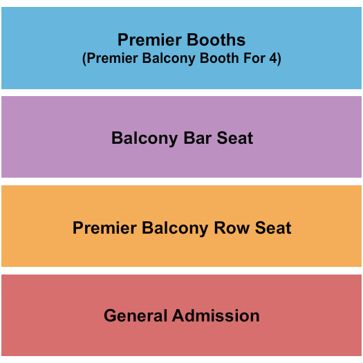 Howard Theatre - DC Seating Chart: GA/Premier/Balcony