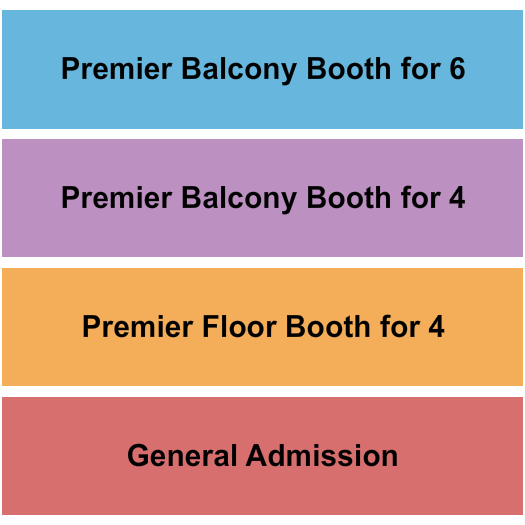 Howard Theatre - DC Seating Chart: GA & VIP Tables 3