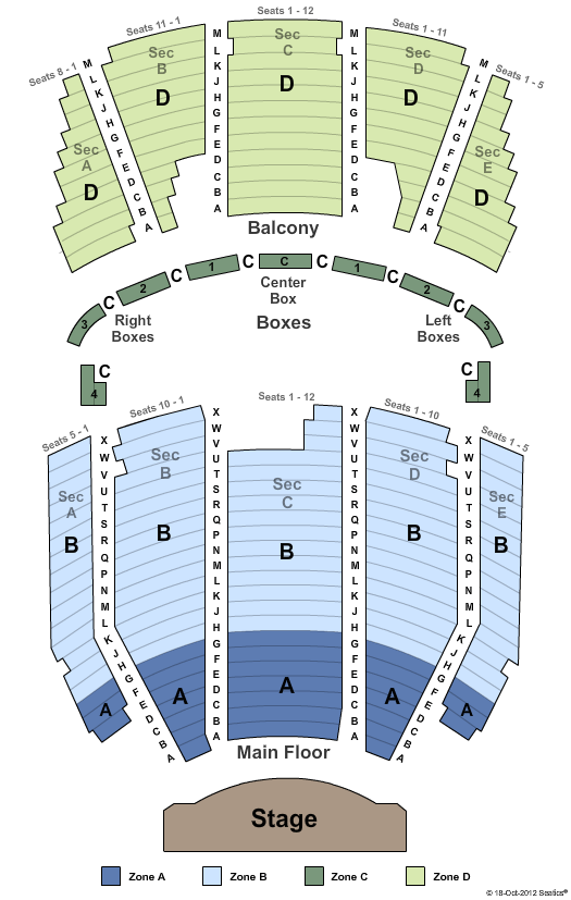 Hoyt Sherman Place Theater Seating Chart