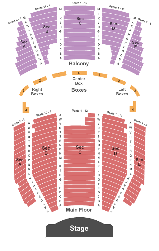 Hoyt Sherman Place Theater Seating Chart