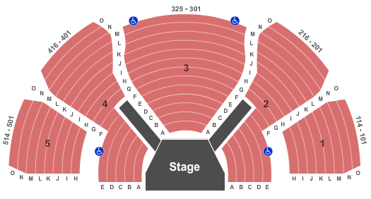 Hubbard Stage - Alley Theatre Map