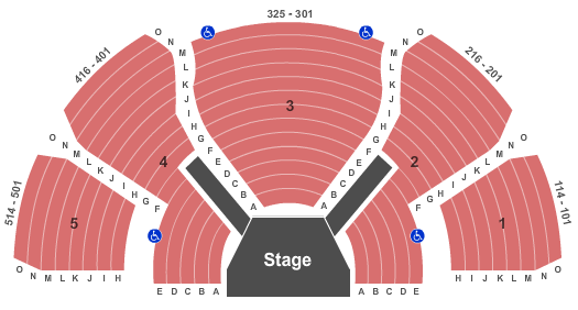 Hubbard Stage Seating Chart