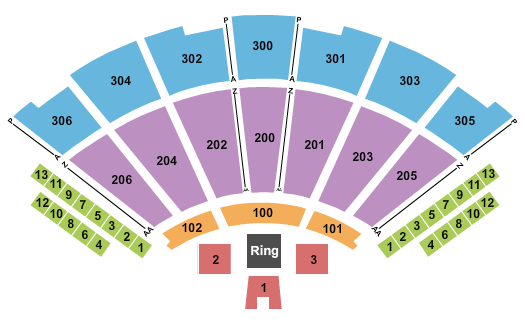 The Theater At Madison Square Garden Seating Chart: Boxing