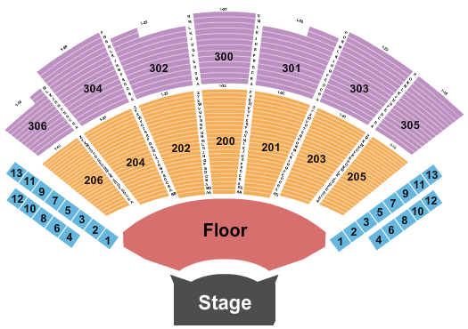 The Theater At Madison Square Garden Seating Chart: End Stage GA