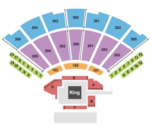 The Theater At Madison Square Garden Seating Chart: WWE