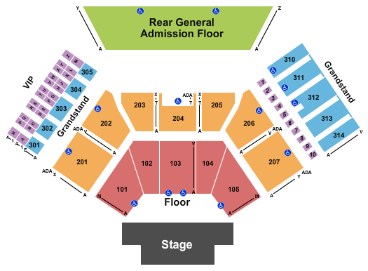 Huntington Bank Pavilion at Northerly Island Map