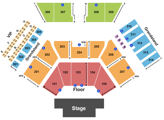 Huntington Bank Pavilion at Northerly Island Seating Chart: Endstage - No Lawn