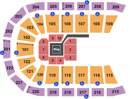 Huntington Center Seating Chart: Boxing