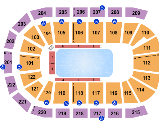 Huntington Center Seating Chart: Disney On Ice