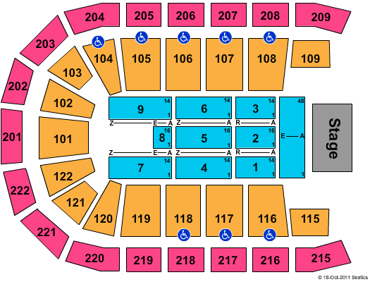 Huntington Center Seating Chart