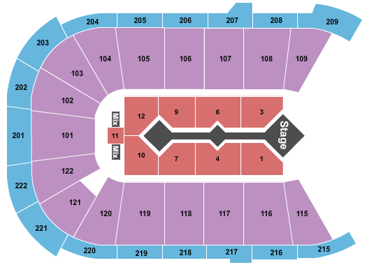 Huntington Center Seating Chart: For King and Country
